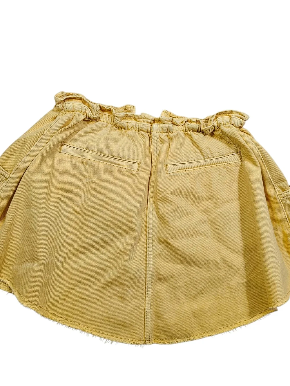 Pilcro Anthropologie Reworked Denim Skater Mini Skirt S - Picture 9 of 11